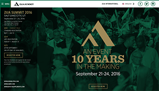 Screenshot of ZijaSummit.com.